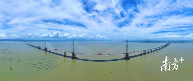 黄茅海大桥。 南方+记者杨兴乐 摄